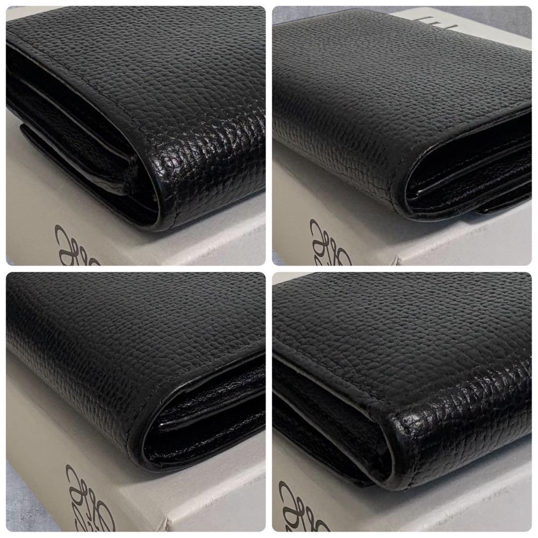 極上美品✨ LOEWE アナグラム バーティカル ウォレット スモール ブラック