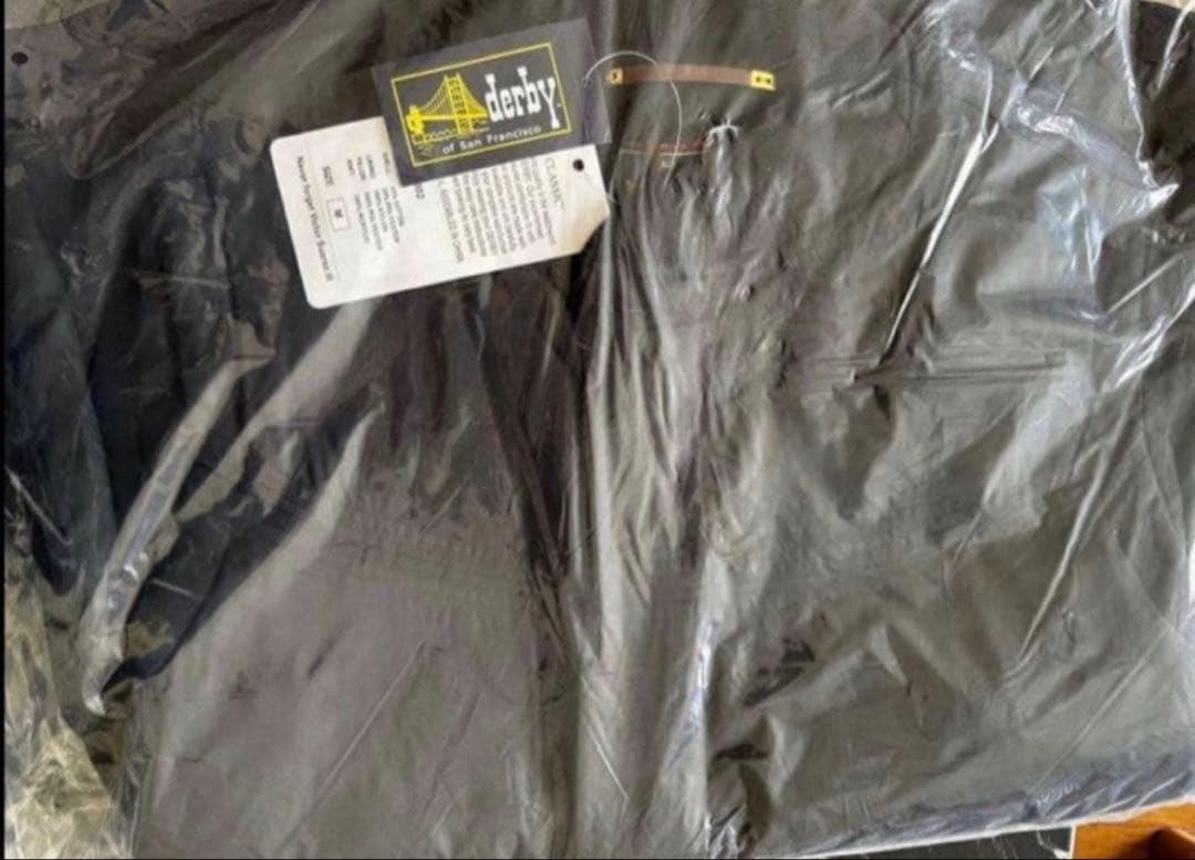 p*.様 新品 黒金 Mサイズ ダービーオブサンフランシスコ ダービージャケット