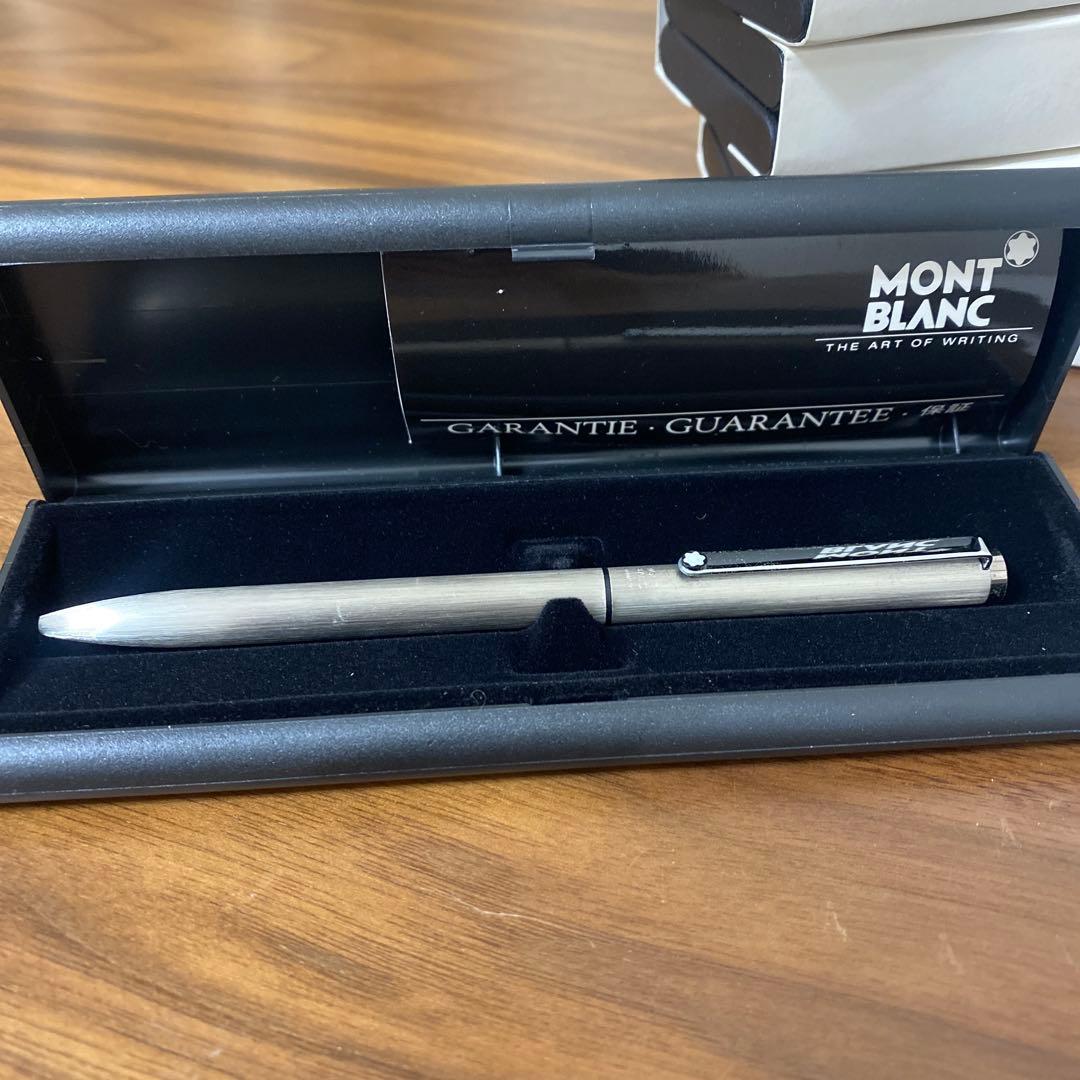 MONTBLANC モンブラン ボールペン2色 ツイスト式 シルバー 5本セット
