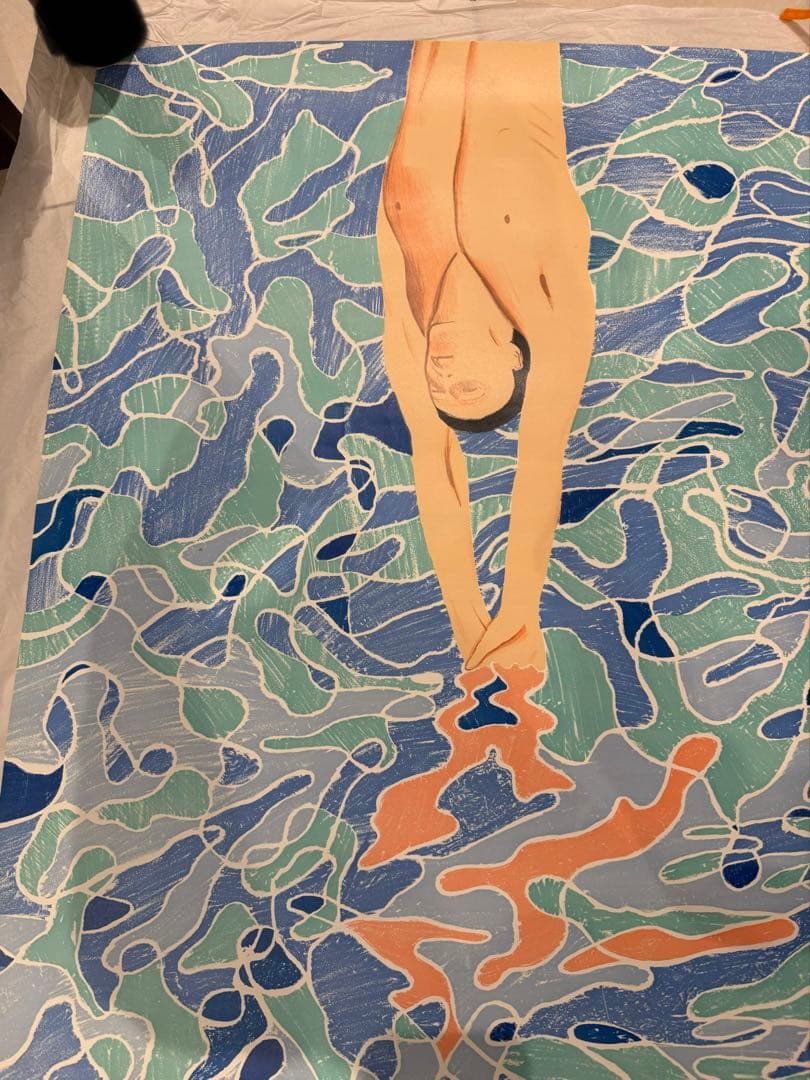 デイヴィッド・ホックニー ミュンヘンオリンピック ポスター 1972年