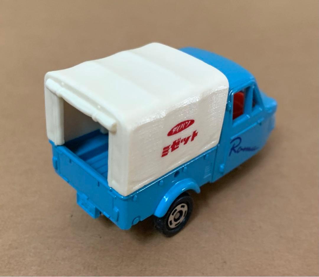 赤箱　トミカ62　ロム特注　ダイハツ ミゼット　日本製　タンポ