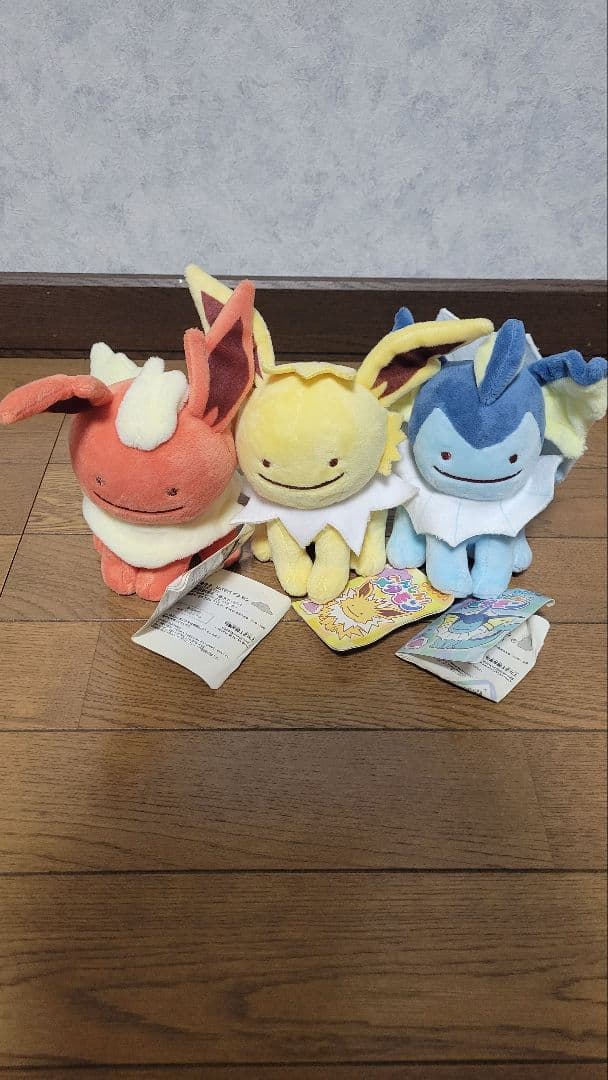 2016年ポケモンセンター限定 ぬいぐるみ へんしん！メタモン ブイズ　希少