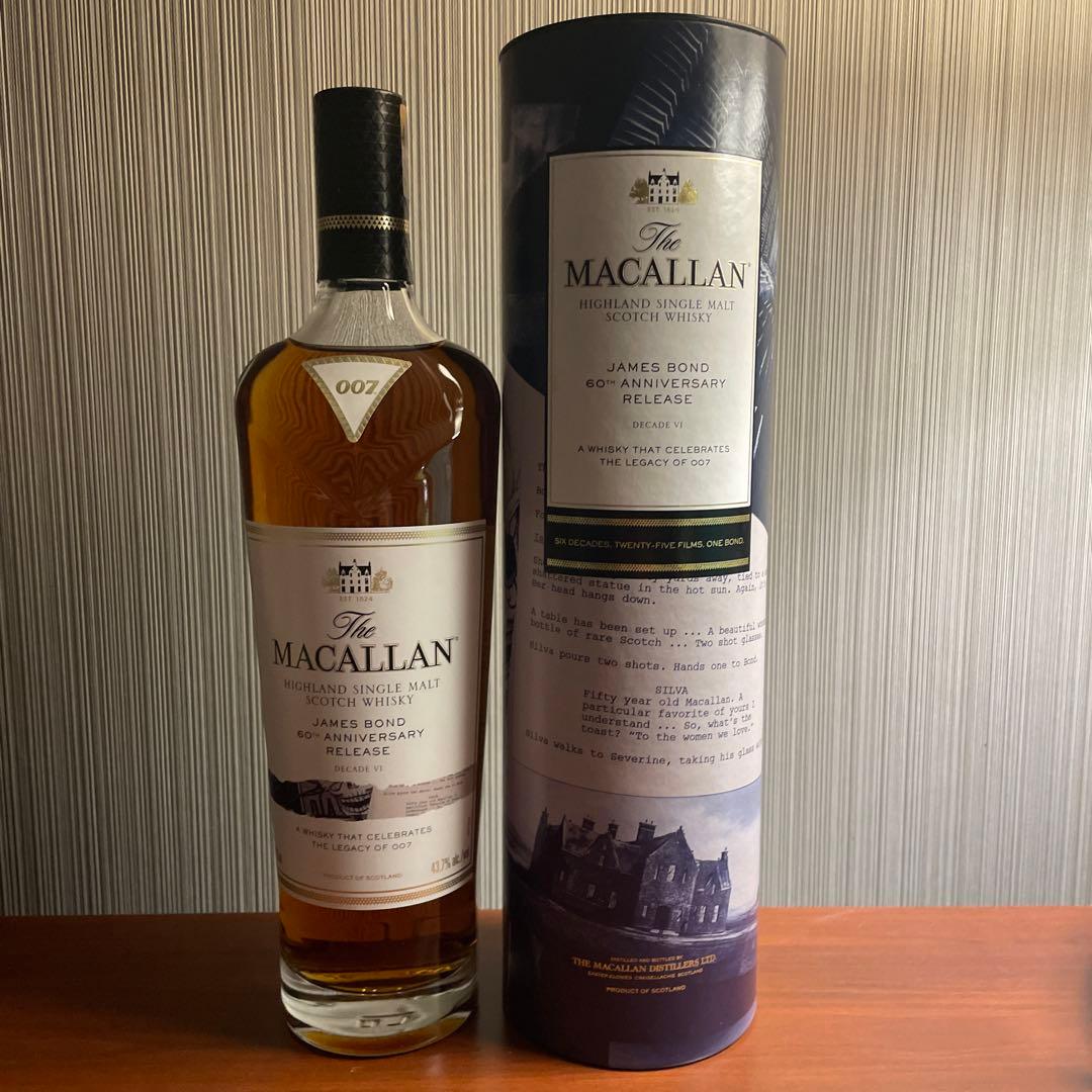 <日本未入荷品・抽選品>MACALLAN 60周年記念　007 DECADE6