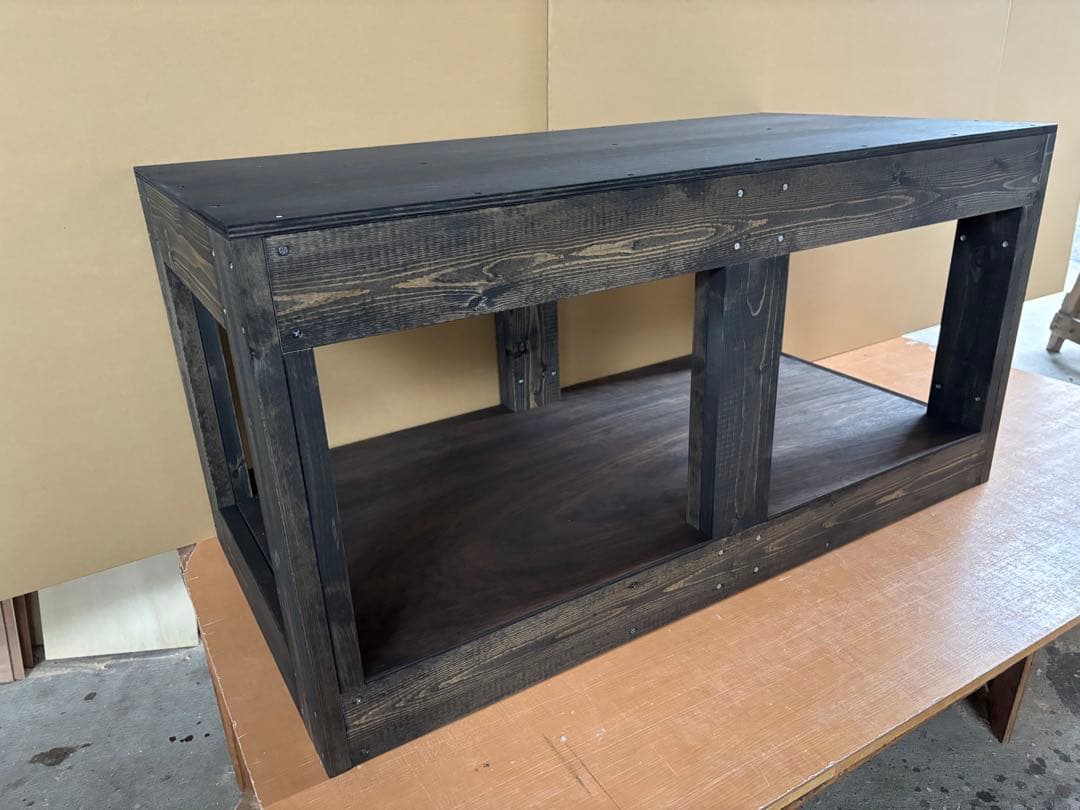 水槽台120用　補強柱付