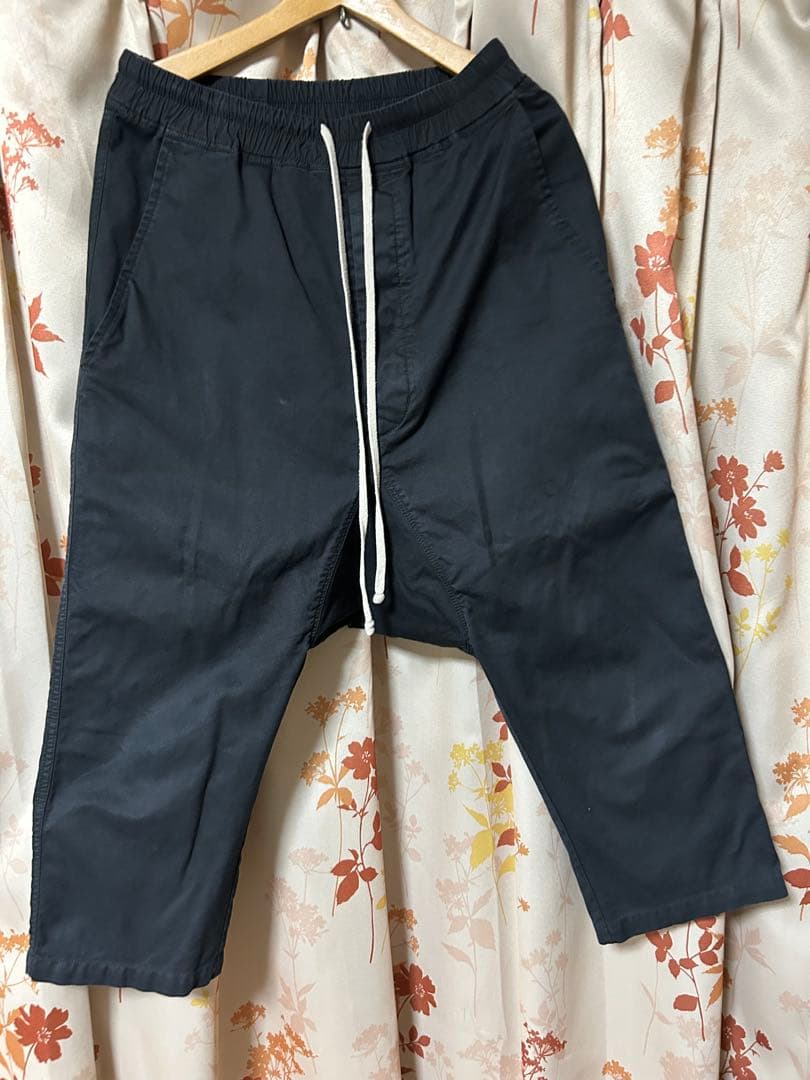 リックオウエンスダークシャドウ パンツ S ブラック