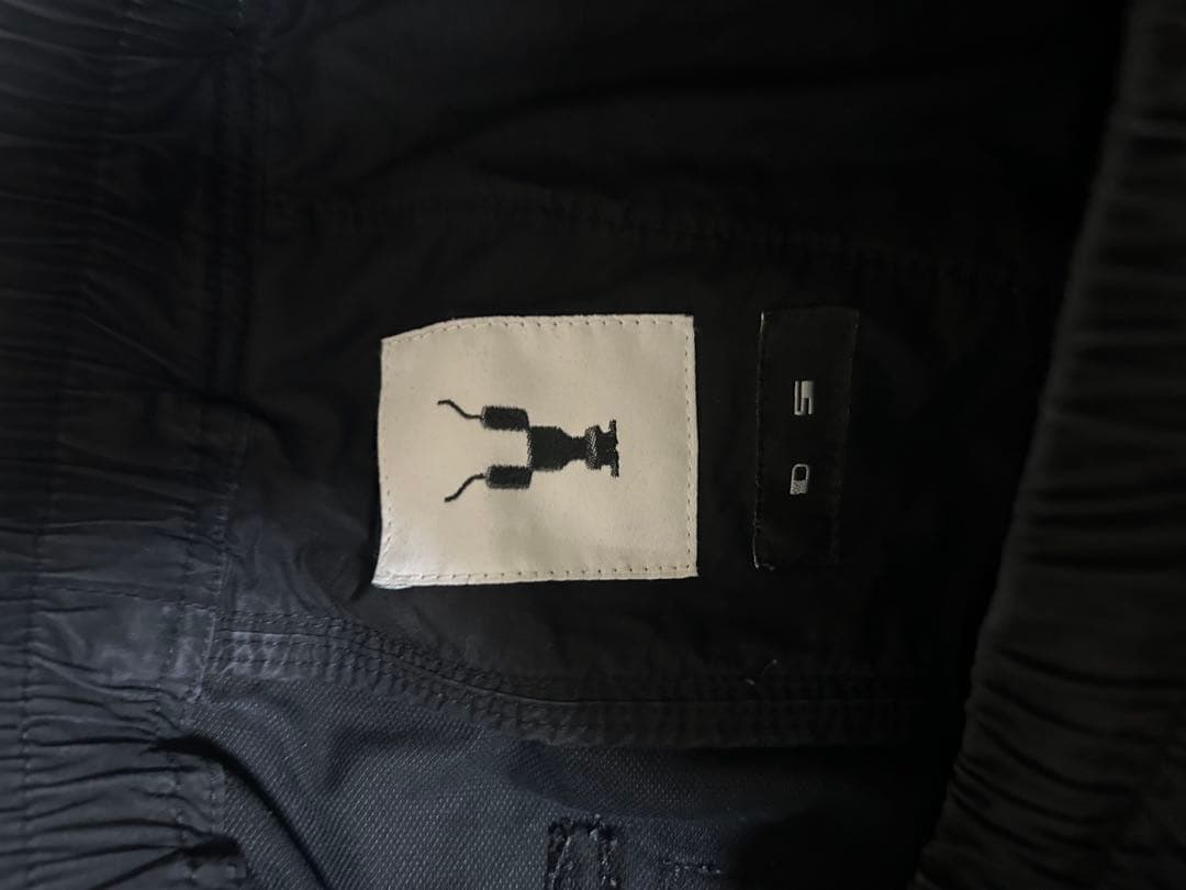 リックオウエンスダークシャドウ パンツ S ブラック