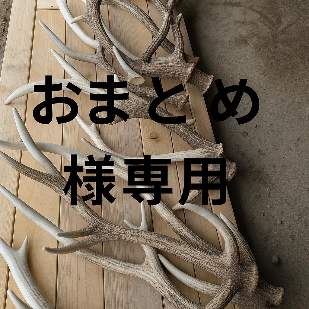 おまとめページ　鹿角　60cm5本