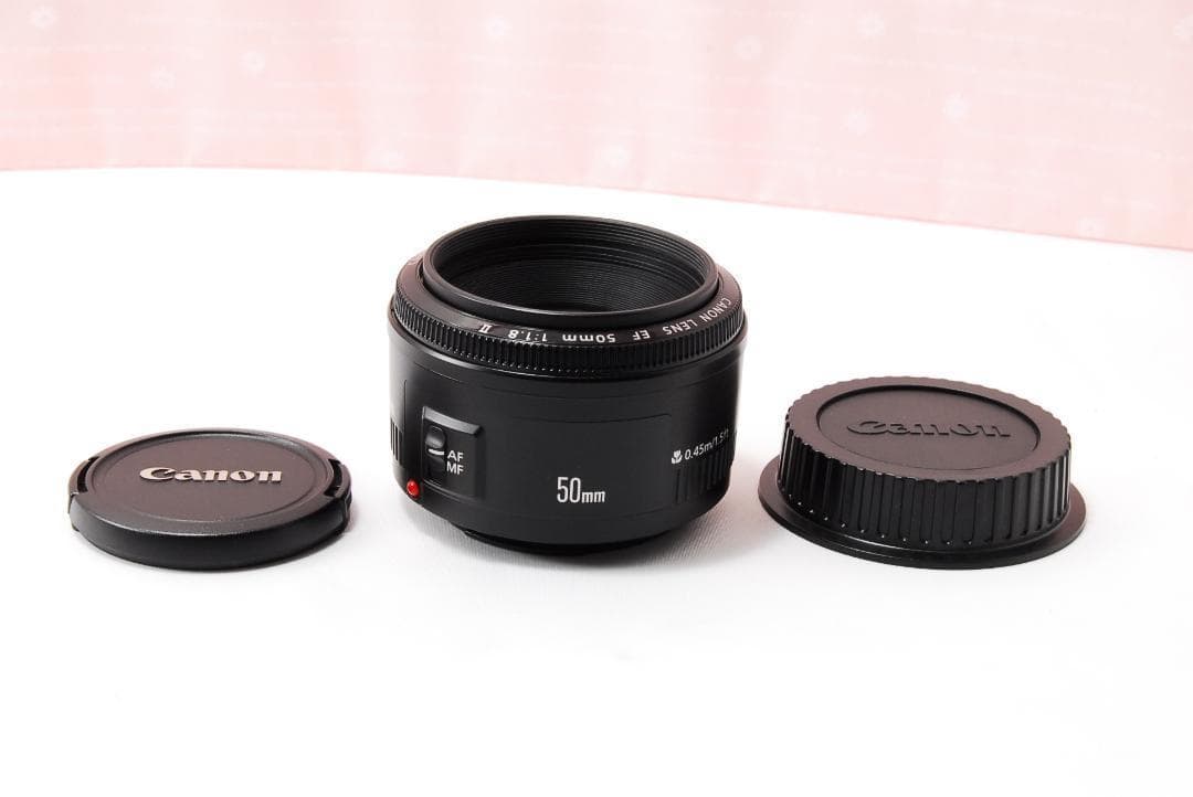 Canon キャノン EF 50mm F1.8 Ⅱ〓明るい単焦点レンズ〓