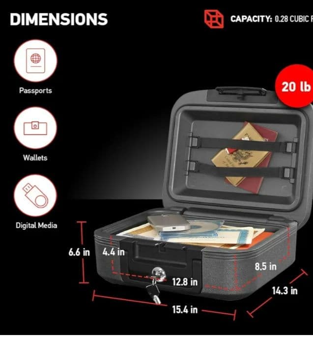 金庫　セーフティーボックス　アメリカで購入