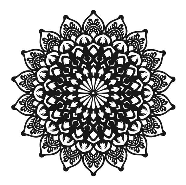 切り絵「レース柄」6