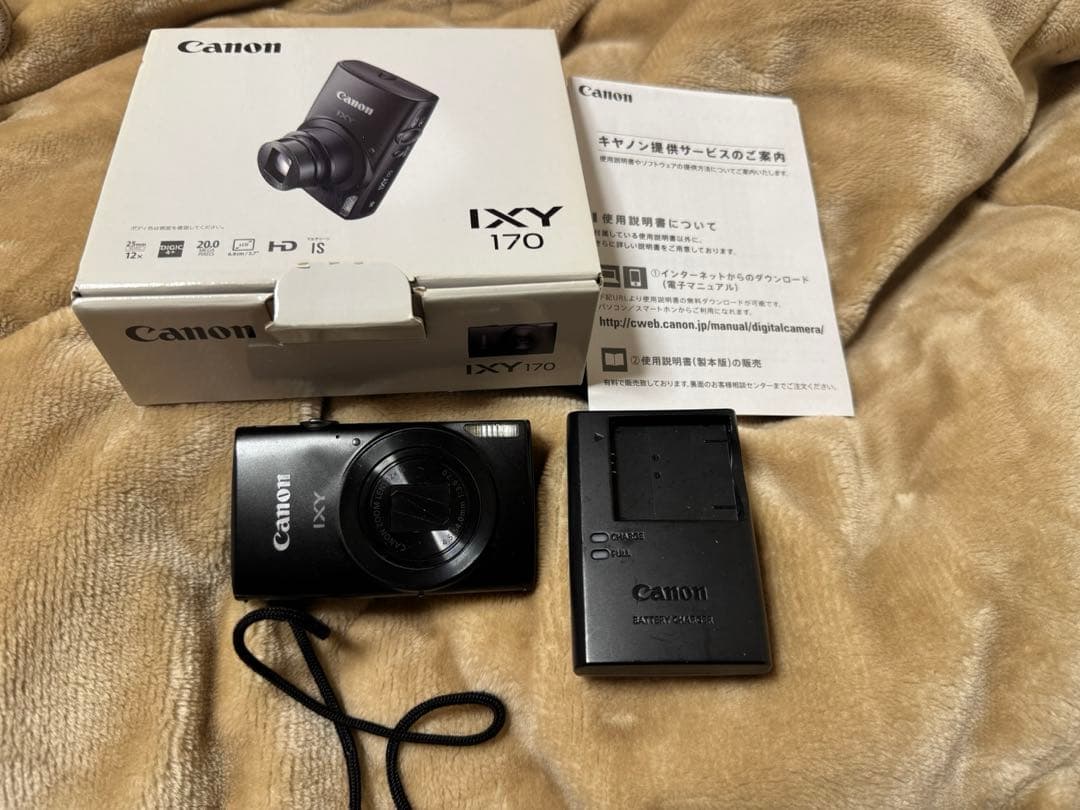 Canon IXY 170 コンパクト デジタルカメラ　ブラック