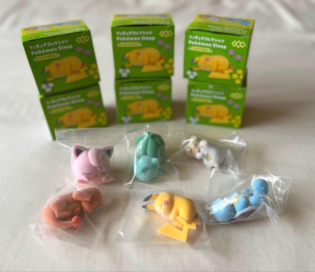 【6種まとめ売り】ポケモンセンター　ポケモンスリープ　フィギュア　ワカクサ島
