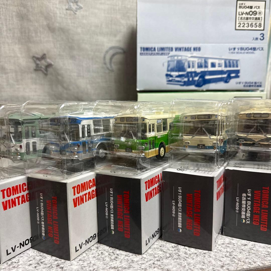 サ*カ様 トミカリミテッドヴィンテージネオLV-N09いすゞBU 04型バス5台