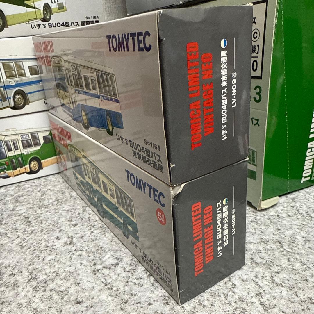 サ*カ様 トミカリミテッドヴィンテージネオLV-N09いすゞBU 04型バス5台