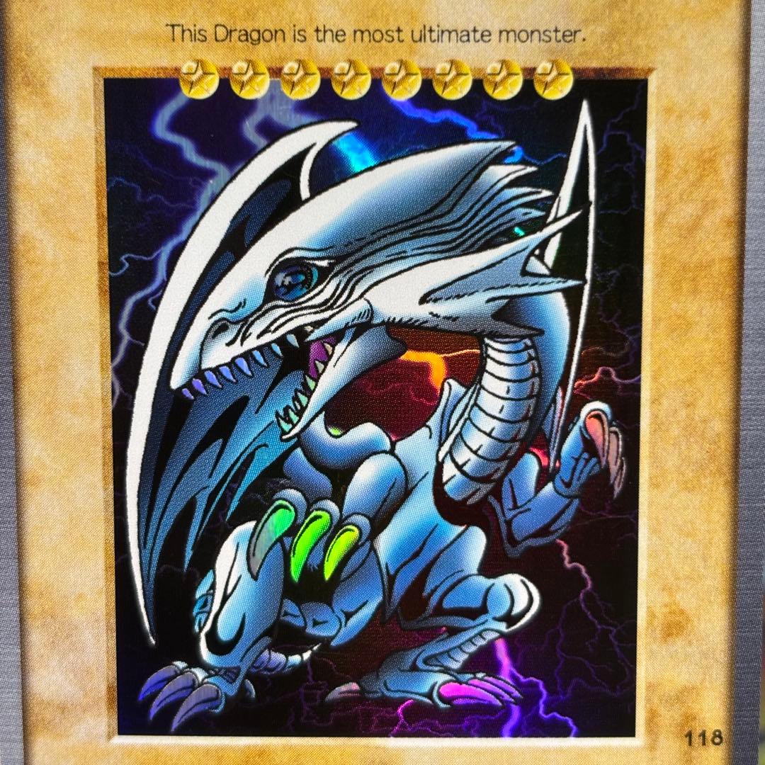 【美品-極美品】遊戯王 バンダイ　青眼の白龍　カードダス　東映　1998年　英語