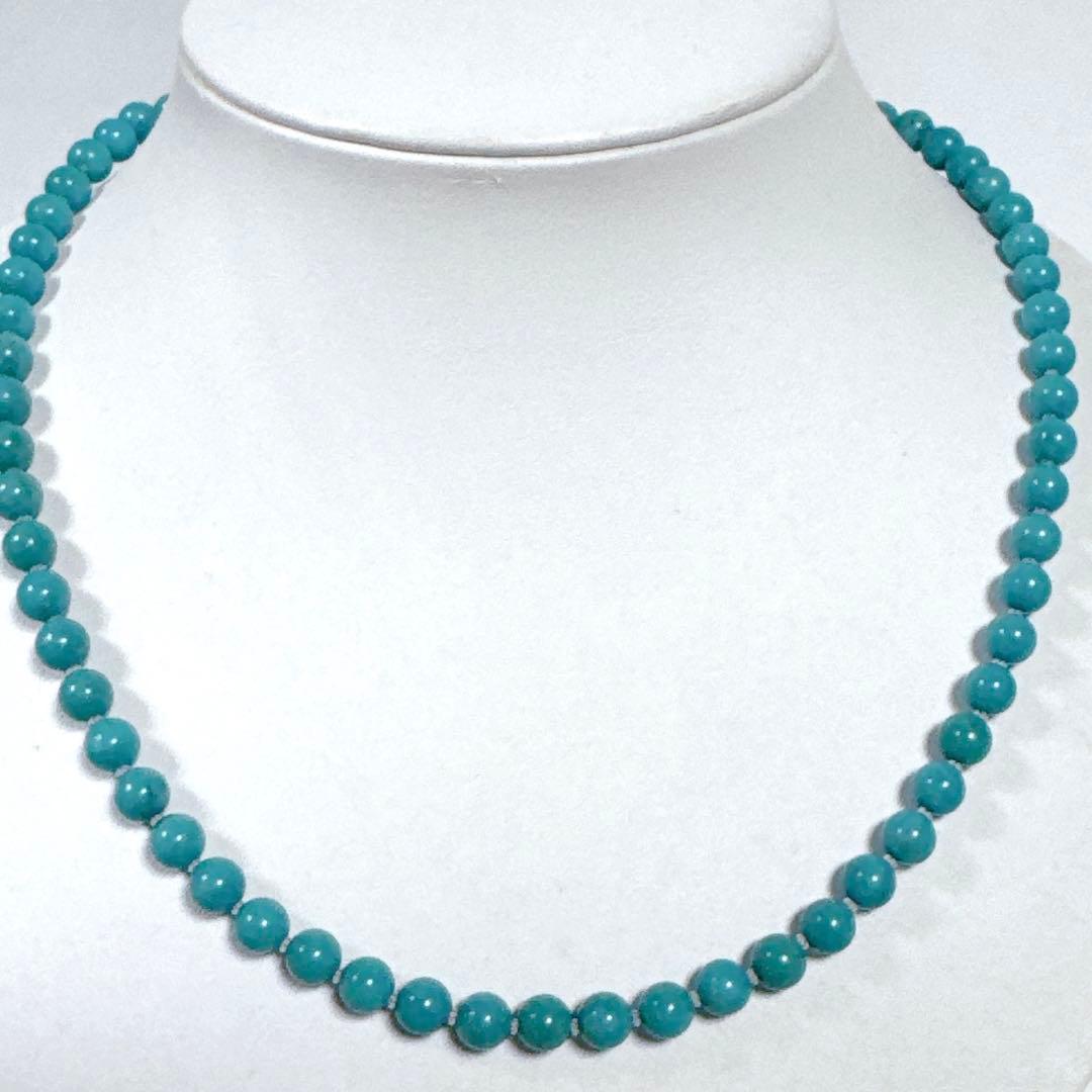 トルコ石ネックレスターコイズネックレスNO25-2157
