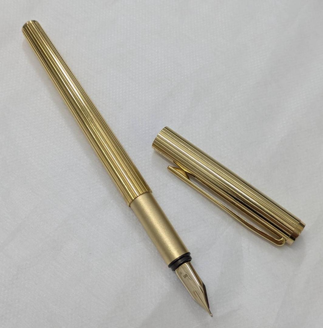 MONTBLANC モンブラン 万年筆 K14 ゴールド ノブレス カートリッジ