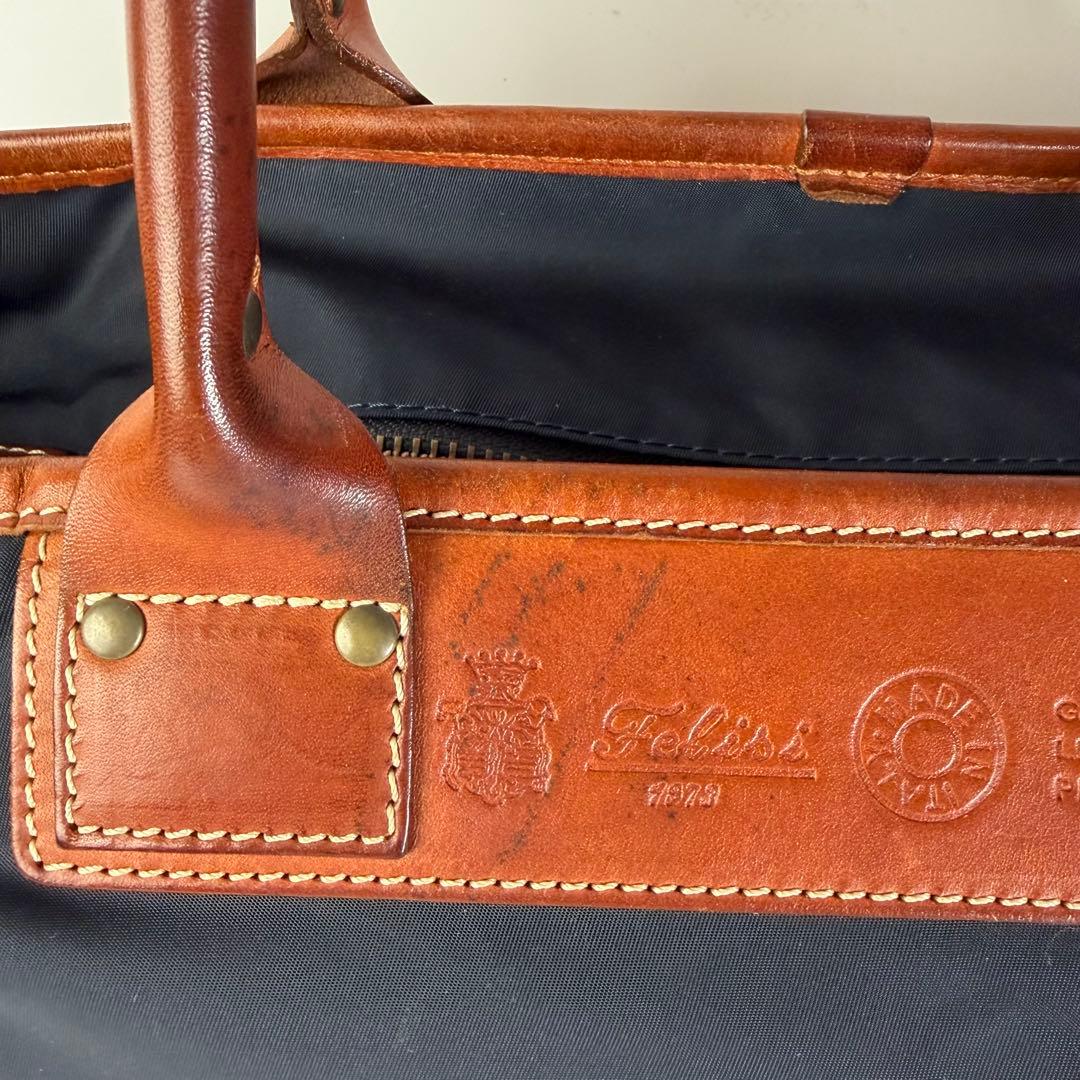 フェリージ ビジネスバッグ トートバックA4収納 ネイビー 20/24/1