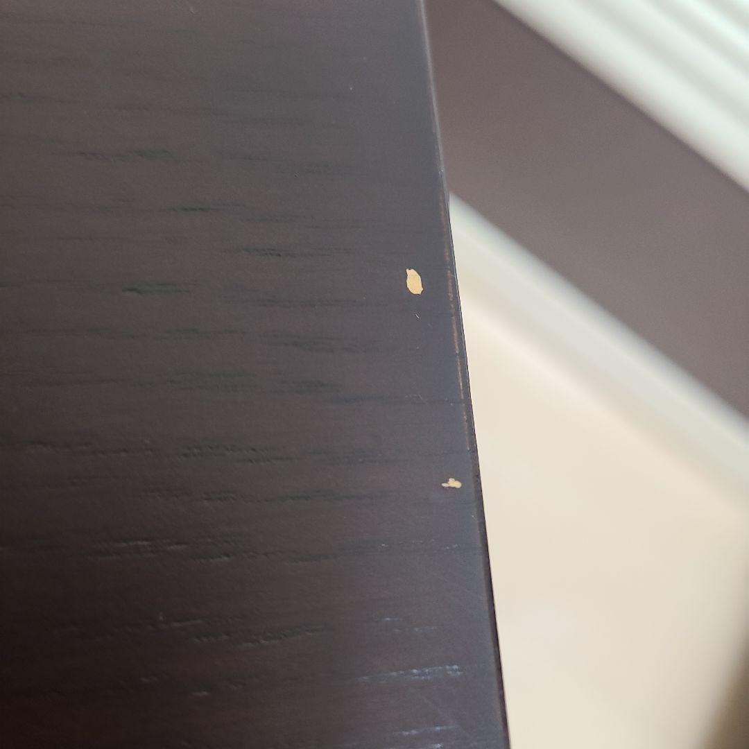 ダークブラウン サイドテーブル 電源コード付き キャスター付き