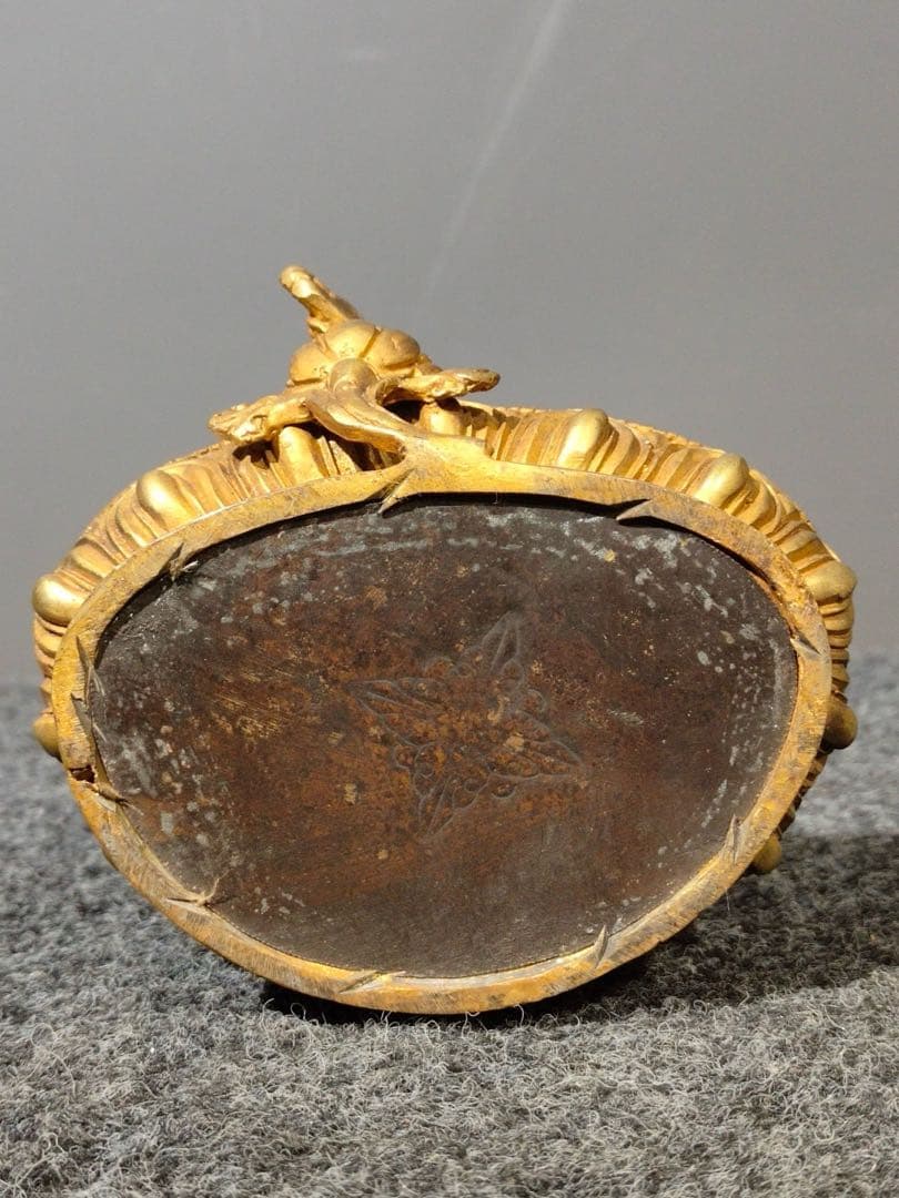 旧蔵　チベット　仏像　純銅製　インテリア