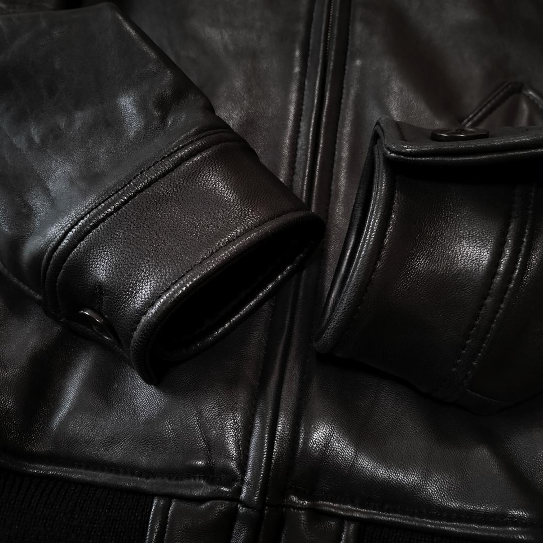 名作 A.P.C. MOTO BLOUSON モトブルゾン XS S~M 羊革