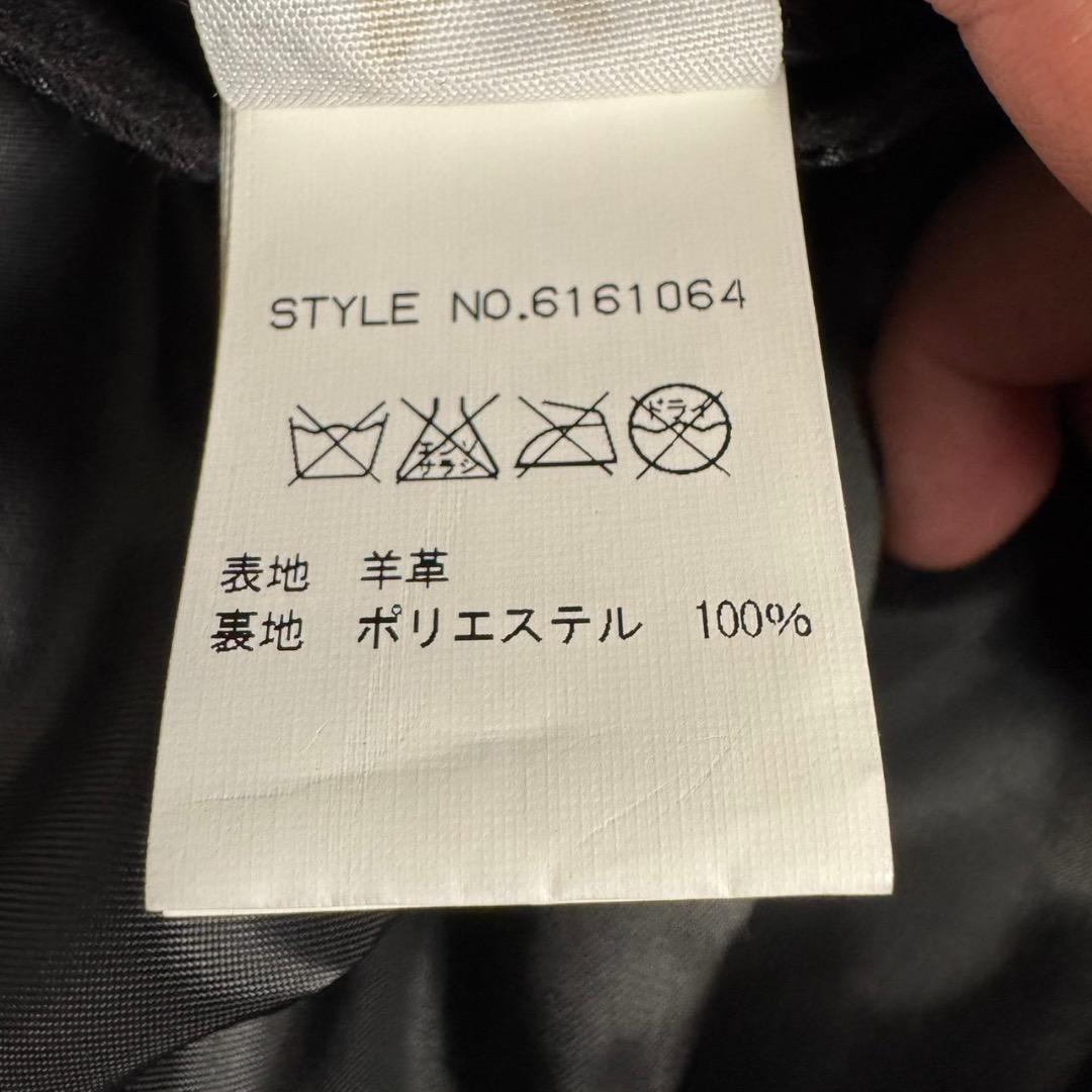 極美品✨AVIREX　レザージャケット　ブラック　ライダース　羊革　本革 M