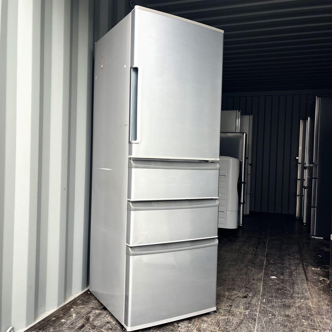 54取付無料！AQUAスタイリッシュミスティシルバー高性能4ドア冷蔵庫！洗濯機