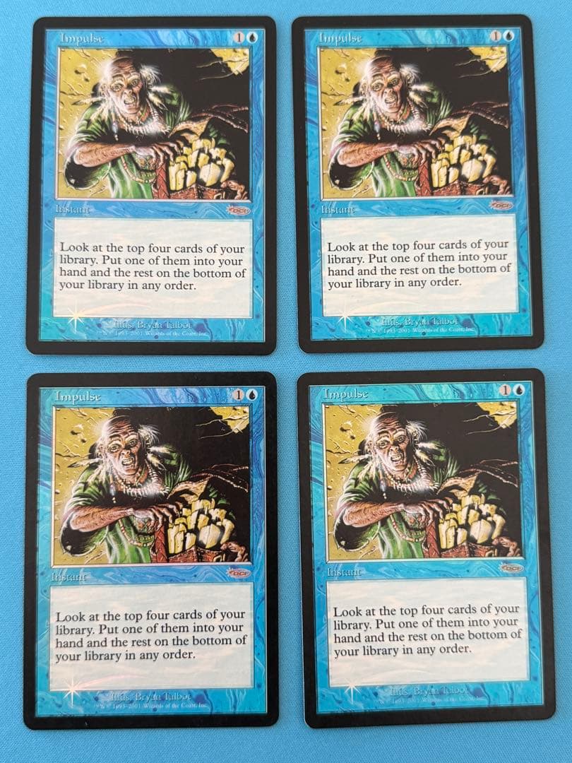 衝動　旧枠　プロモ　英語foil 4枚セット