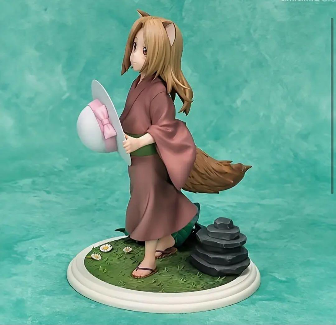 夏目狐の女の子 和服 フィギュア 約20cm