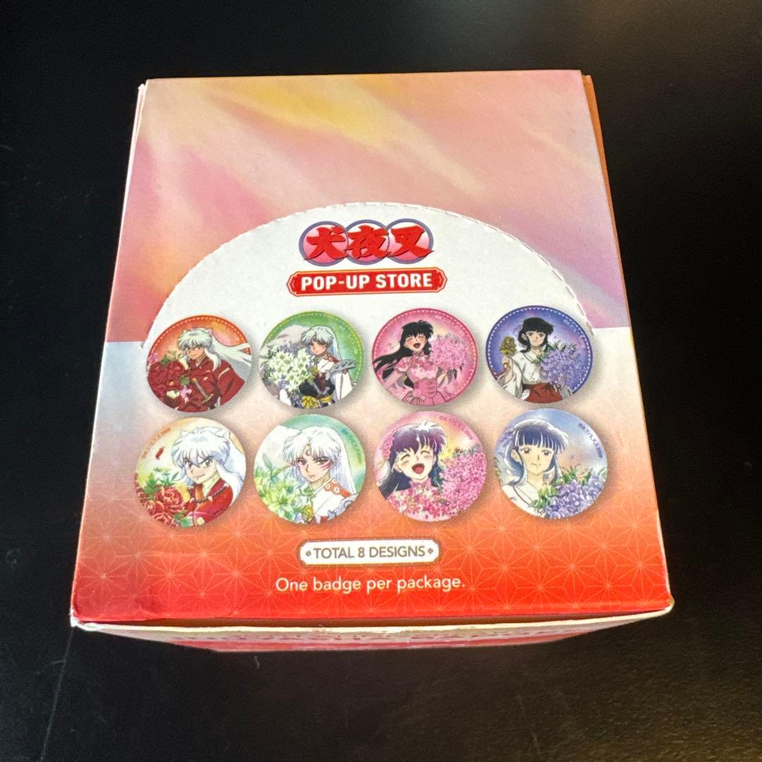 犬夜叉 三十周年缶バッジ box 8種コンプリートセット 中国限定