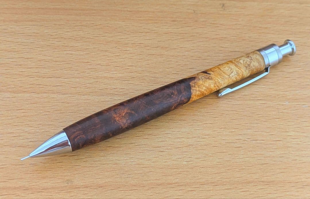 工房楔 ローズウッド瘤杢 0.3mm シャープペンシル