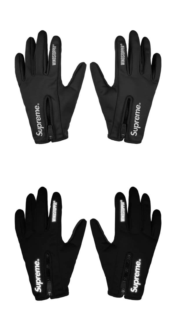 小物 Supreme Windstopper Zip Gloves \