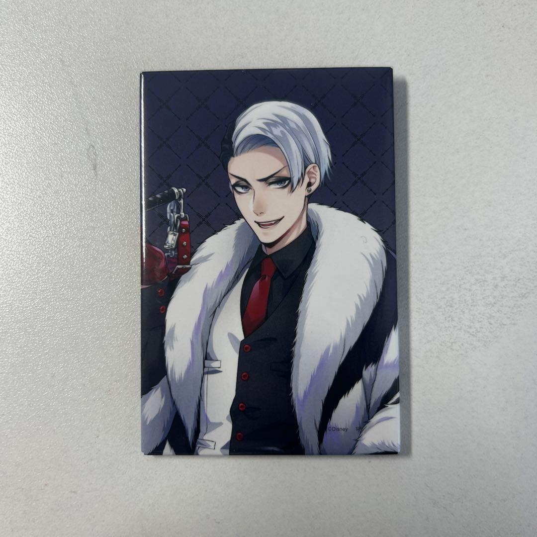 ツイステッドワンダーランド デイヴィス・クルーウェル 長方形 缶バッジ