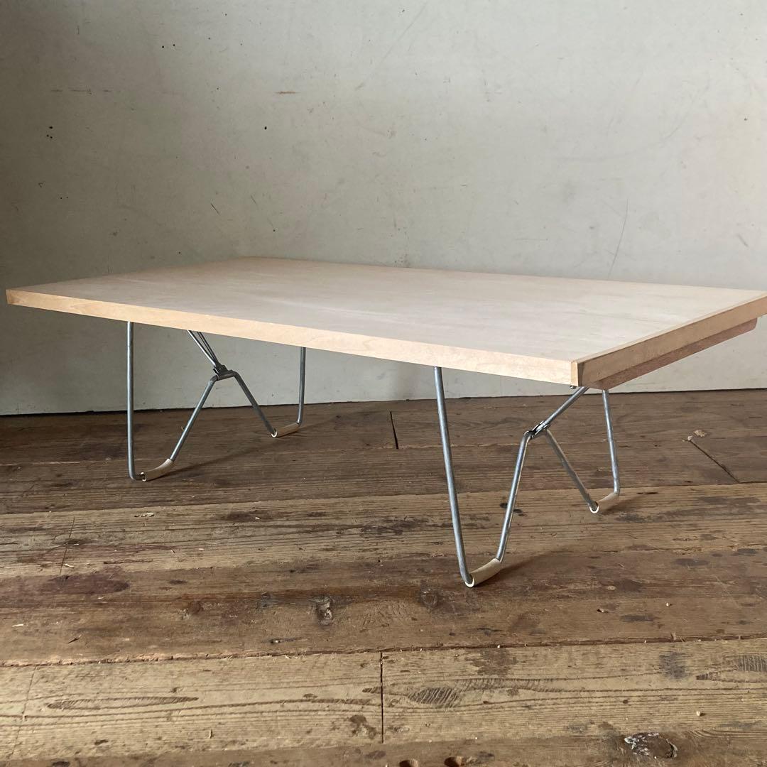 当時もの 未使用 ヴィンテージ レトロ 折り畳み 裁縫テーブル