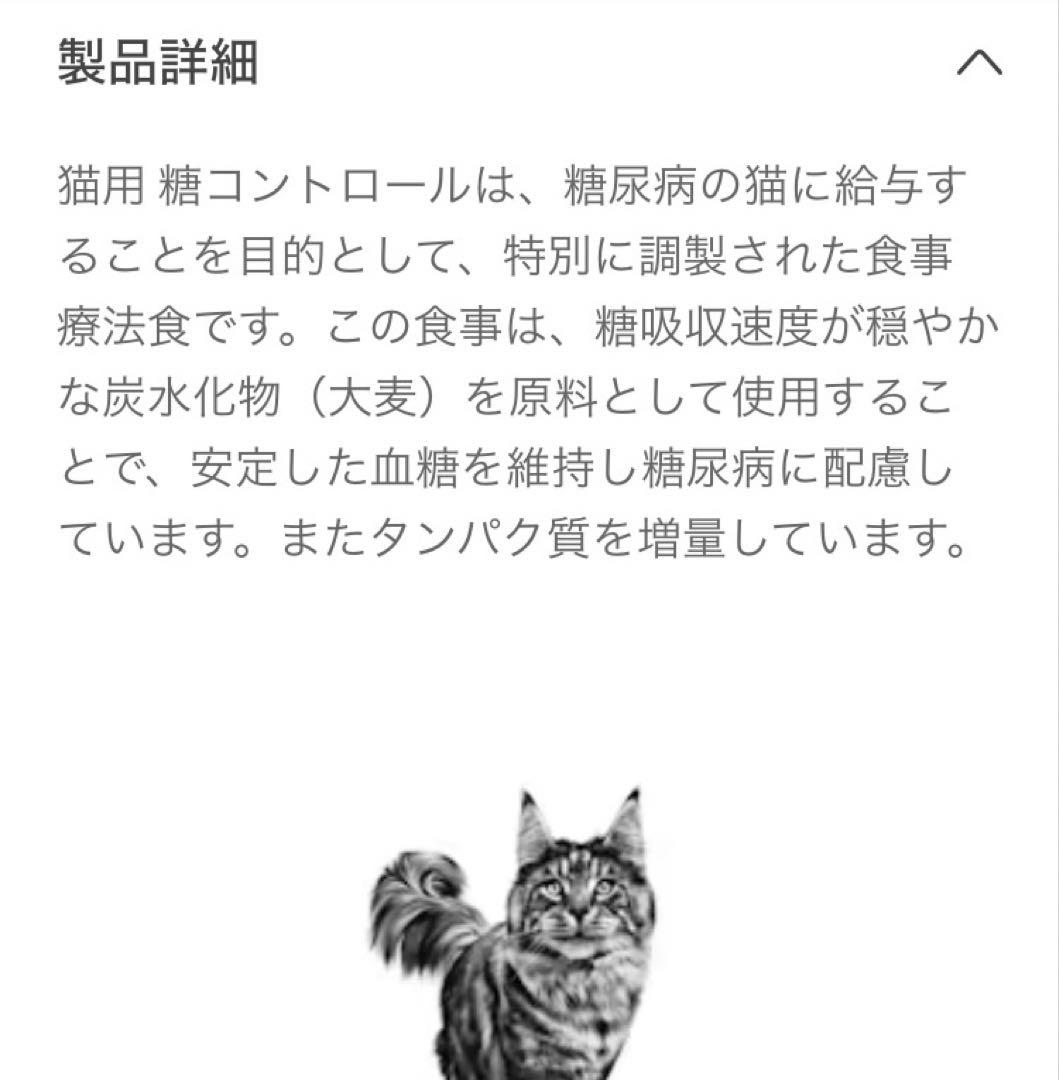 ロイヤルカナン猫用糖コントロールドライ4キロ　賞味期限27年1月28日