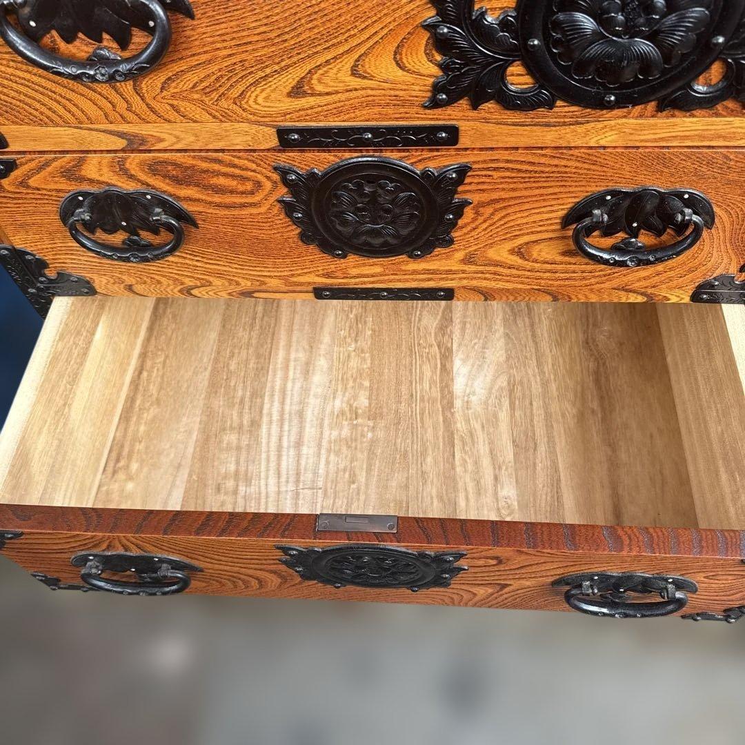 昭和レトロ　美品　岩谷堂箪笥　鍵付き