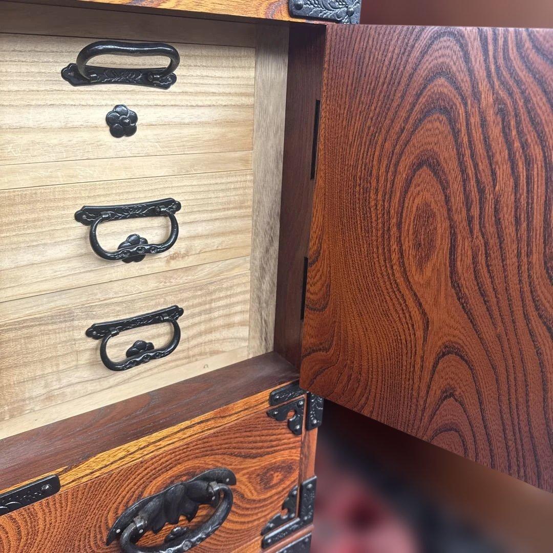 昭和レトロ　美品　岩谷堂箪笥　鍵付き