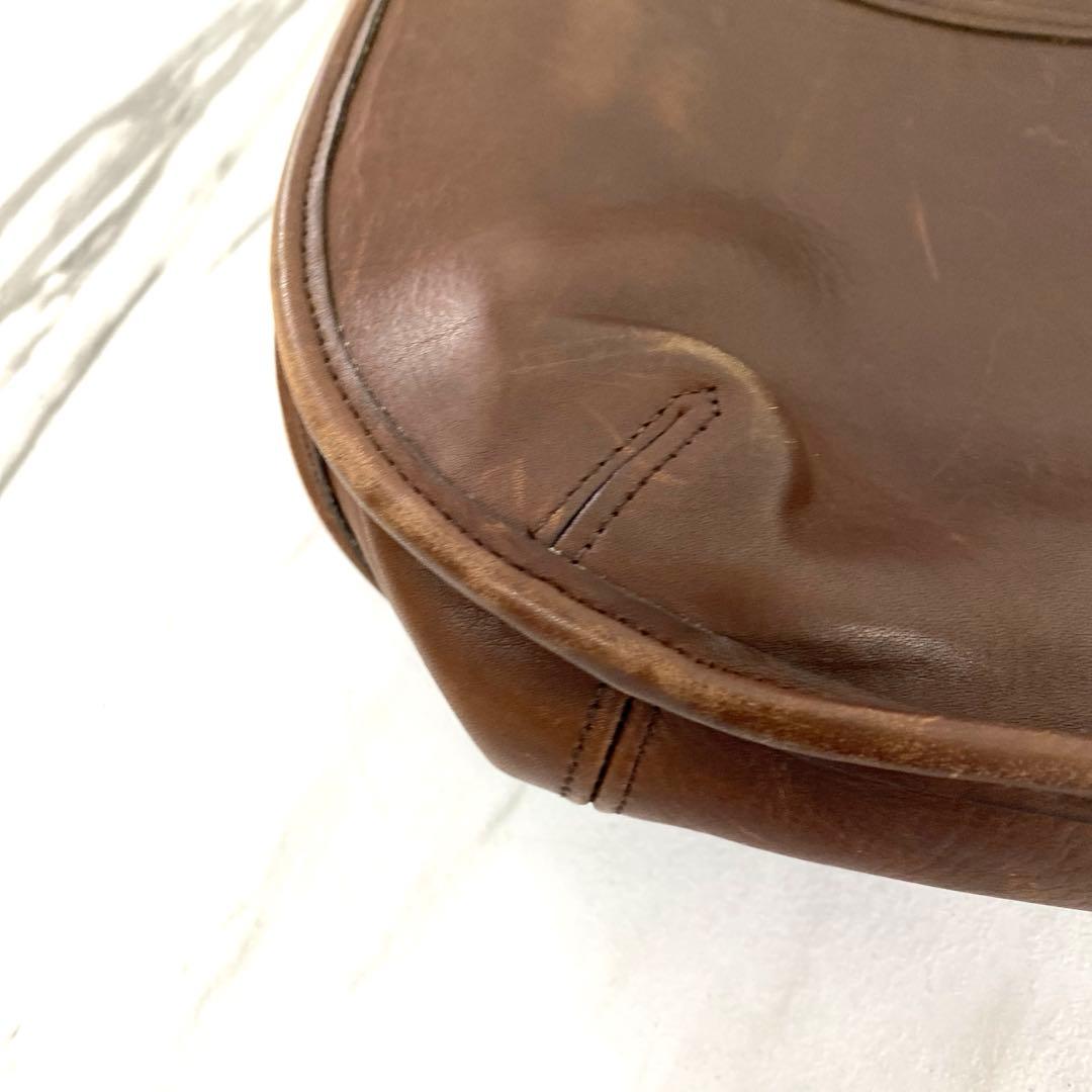 #オールドコーチ　ハンドバッグ　ブラウン　OLD COACH ワンショルダー