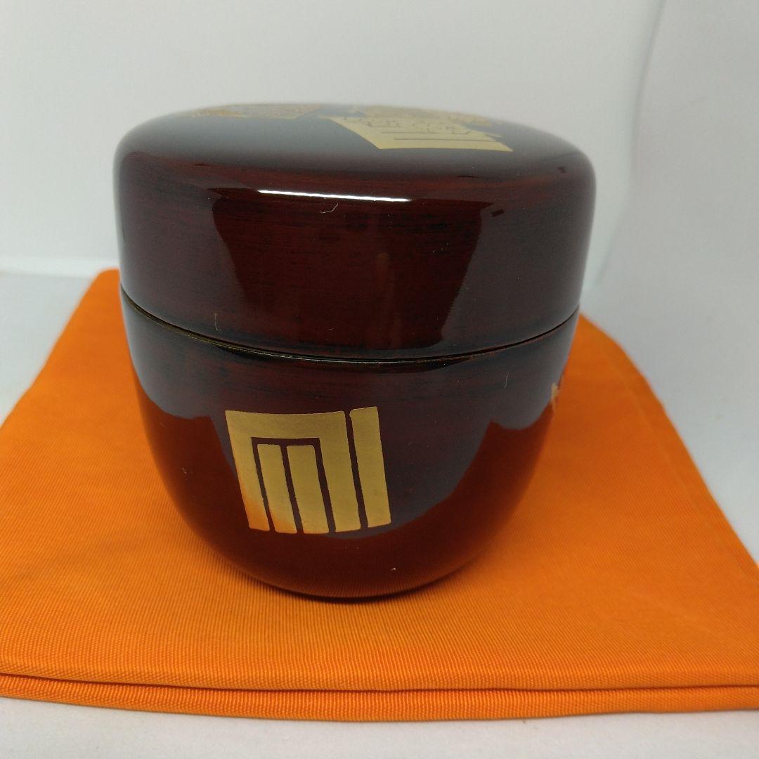 草花源氏香 溜塗 中棗 なつめ 宗香作 茶器 共箱 茶道具