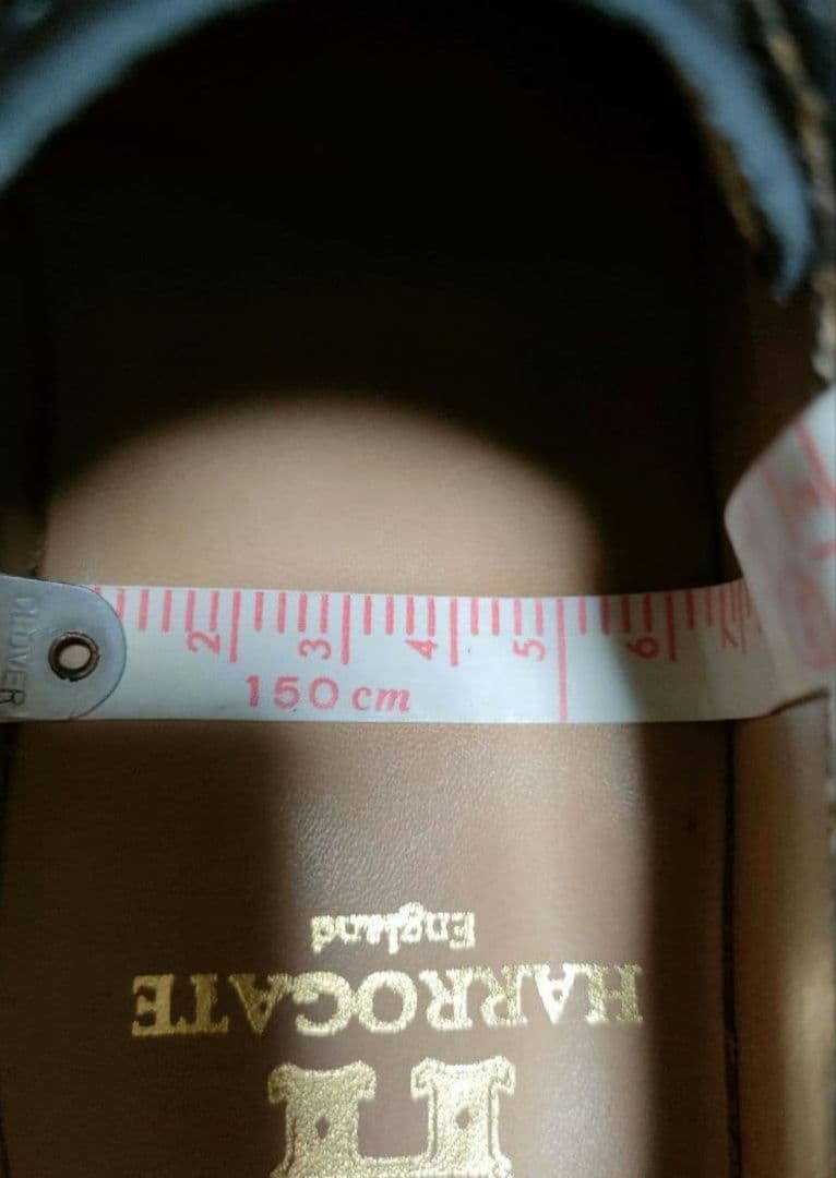美品　HARROGATE ハロゲイト 黒　UK6 のみ