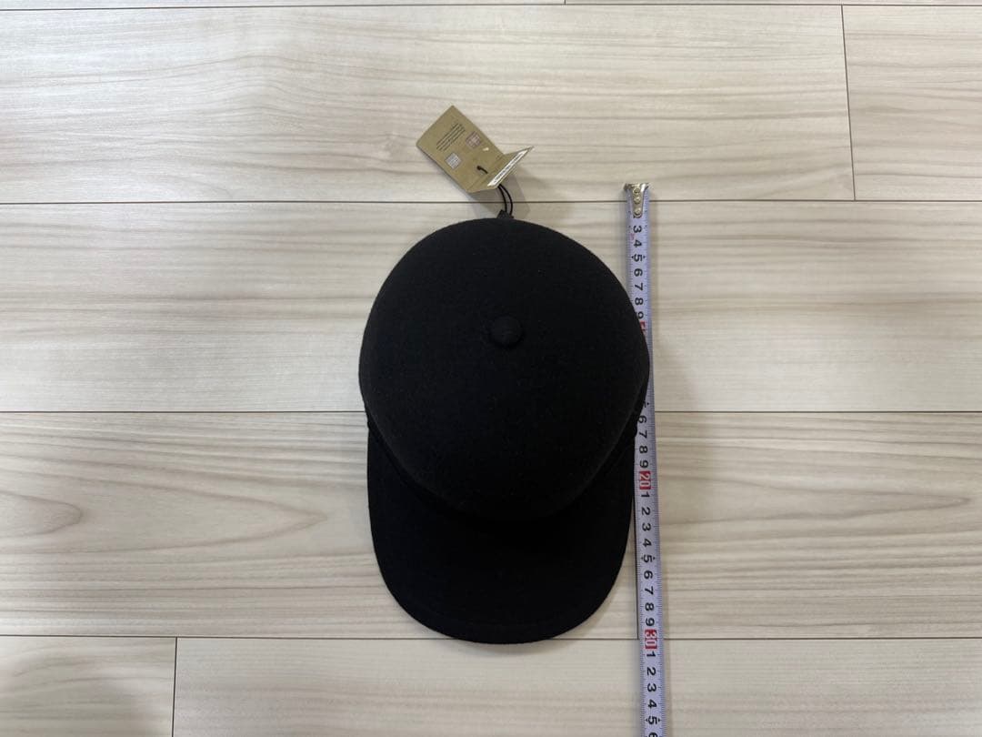 バーバリー　ウール　カシミヤ　キャップ ブラック　 S　メンズ　レディース