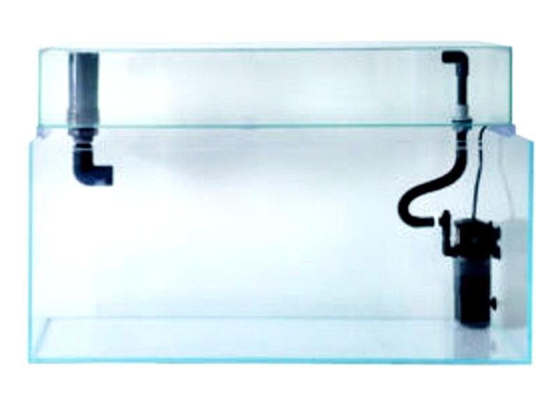 Ｖ３ポンプ付スレンダー　９００ＯＦ　上に置くだけ２段式水槽　オーバーフロー　新品