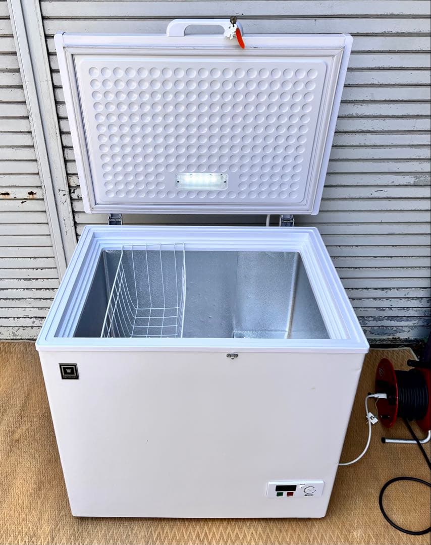 ②【送料無料】REMACOM 冷凍ストッカー 206L RCY-206 冷凍庫