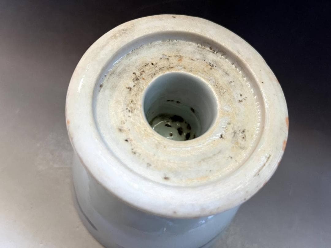 盃洗■染付松紋 唐草 酒器 杯洗 伊万里 明治期 古美術 時代物 骨董品■