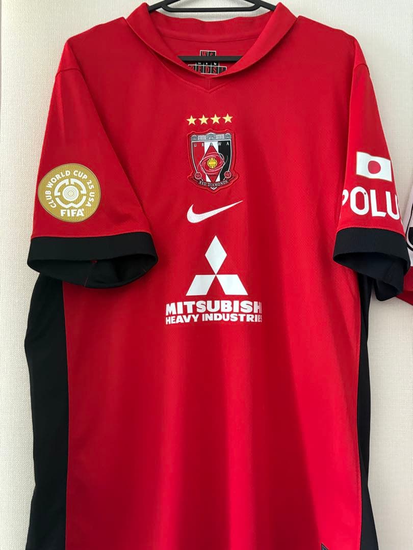 浦和レッズ　ナイキCWCユニフォーム　パッチ付き　XL 原口元気