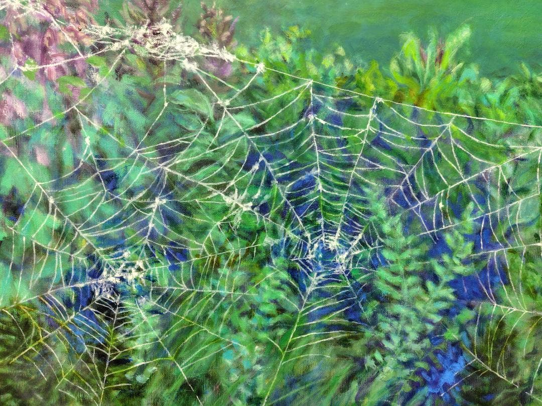 「梅雨明け」2008 F20 絵画 油絵 油彩画 アート 風景画 尾瀬ヶ原