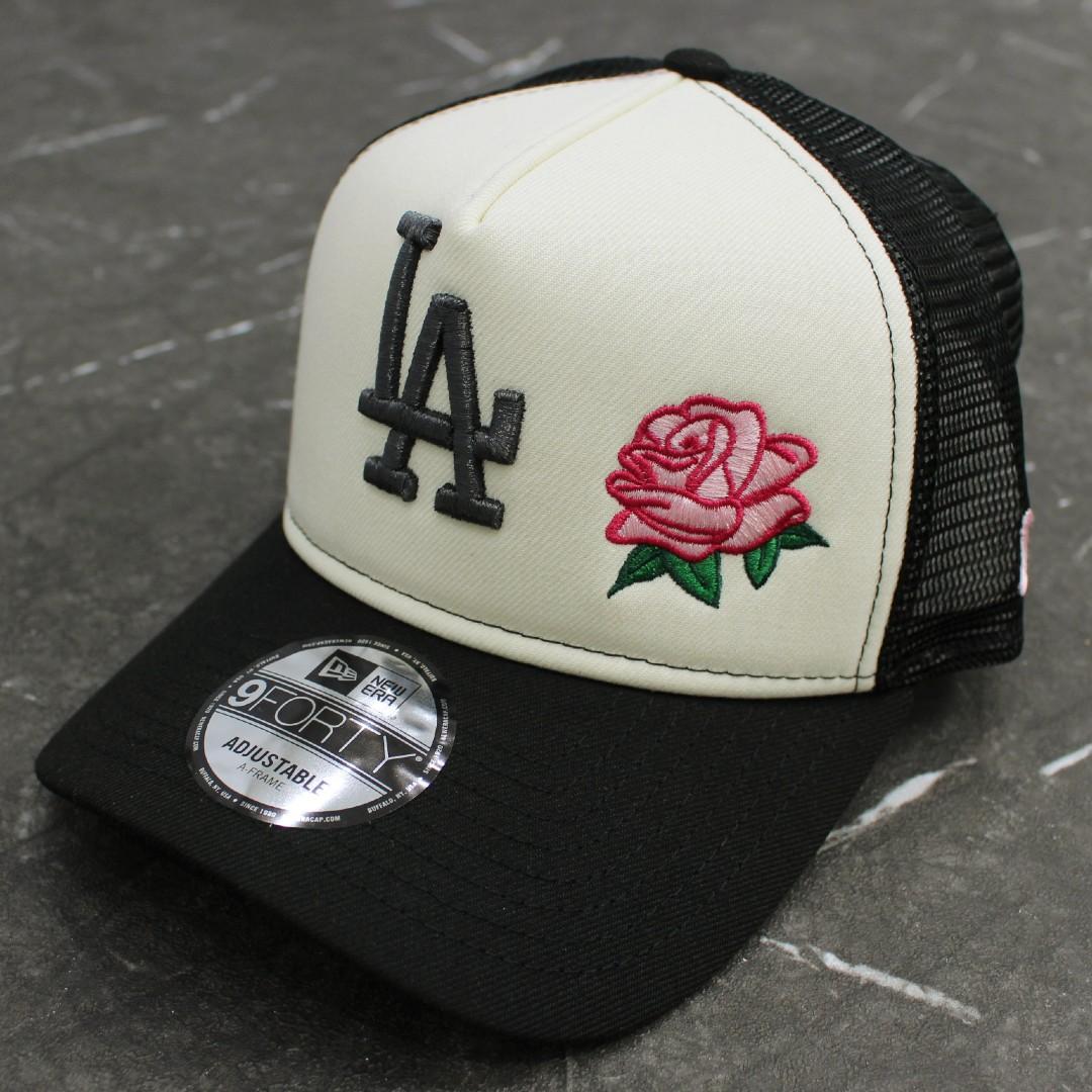 訳あり NEW ERA LA ドジャース ローズ メッシュキャップ 海外モデル