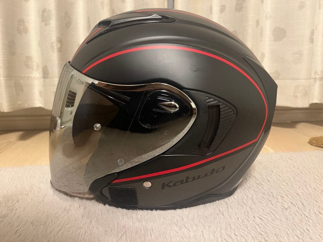 OGK KABUTO EXCEED DELIE ジェットヘルメット　Mサイズ