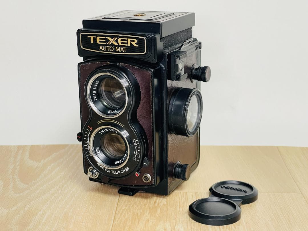 ★希少★テクサ TEXER AUTO MAT 二眼レフ シャッターOK