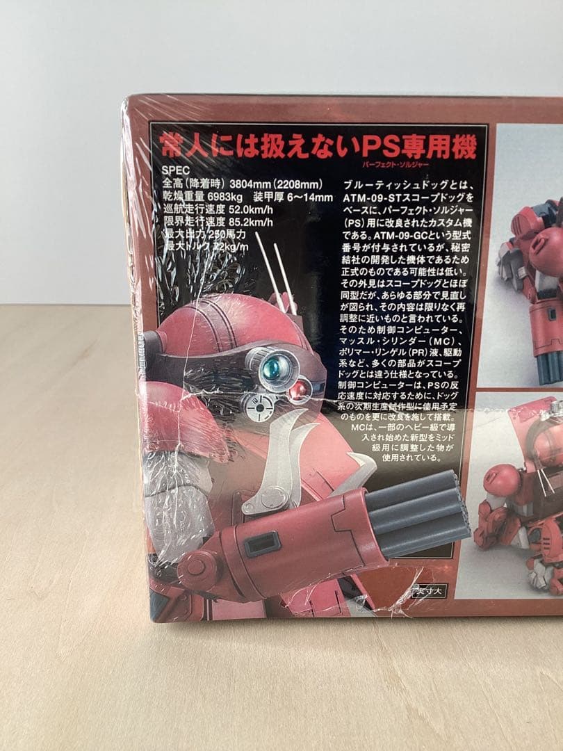 バンダイ　1/20 ブルーティッシュドッグ　　完全未開封品